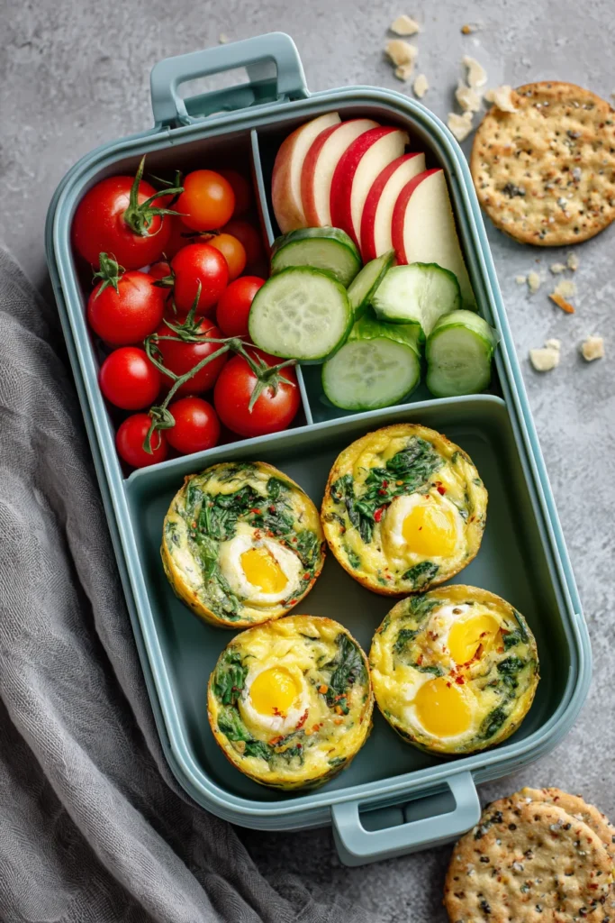 Egg Muffins with Spinach for Lunch Boxes: Healthy, Easy, and Delicious Meal Prep Idea